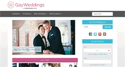 Desktop Screenshot of gayweddings.com